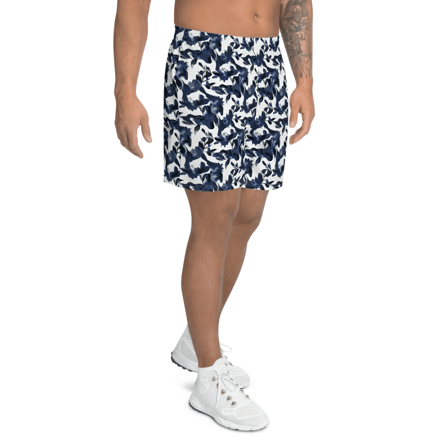 Wild Waves | Athletic Long Shorts product image (3)