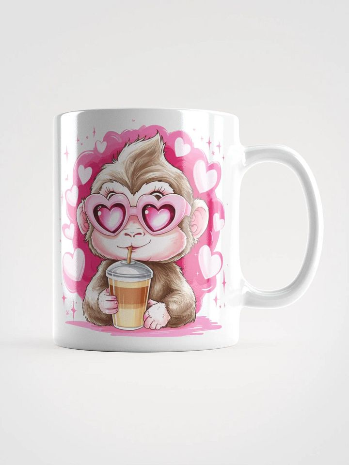 Love Monkey White Glossy Mug product image (3)