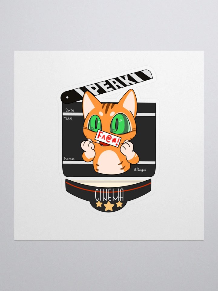 Peak F***ing Cinema Sticker product image (1)