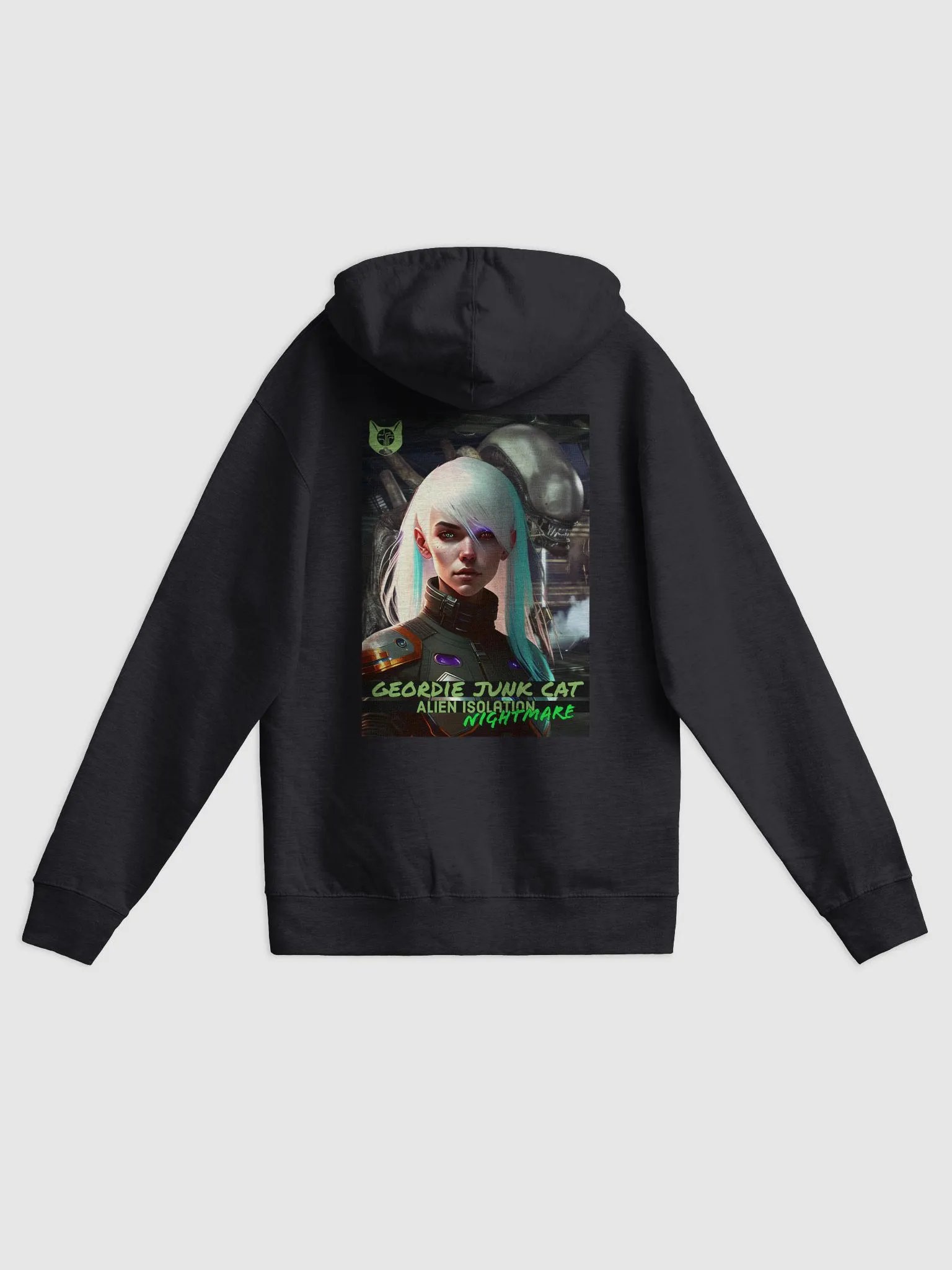 ALIEN:ISOLATION FOUR Back Print Zip-Up Hoodie (US SHIPPING) product image (1)