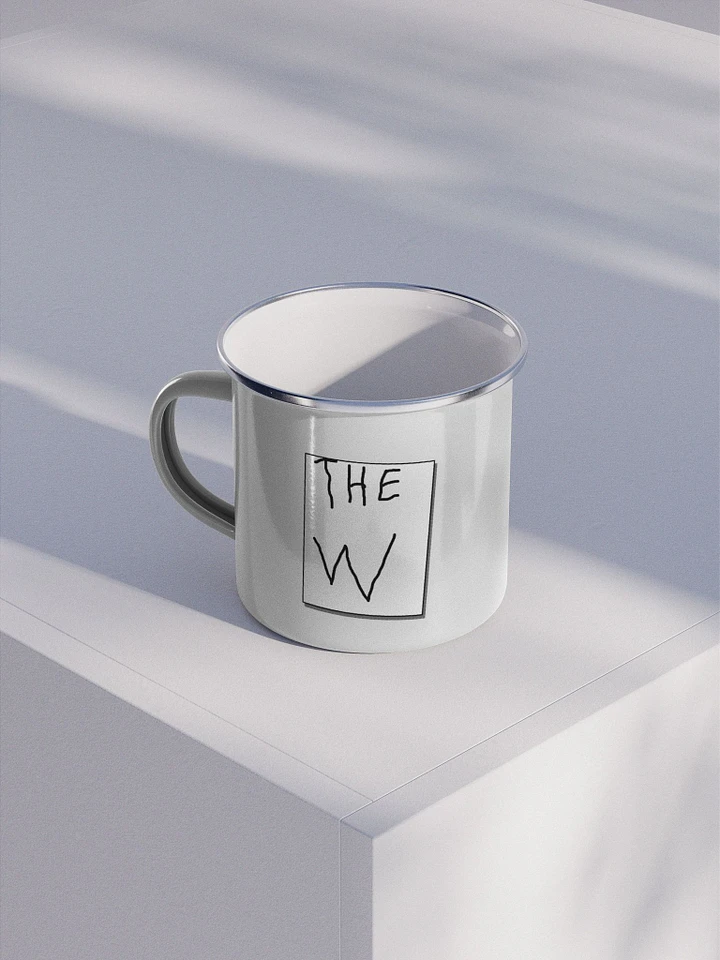 The W Premium Enamel Mug product image (1)