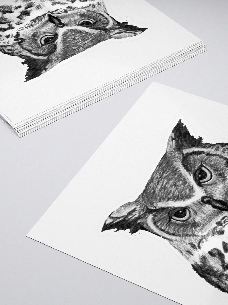 Owl Drawing Sticker product image (10)