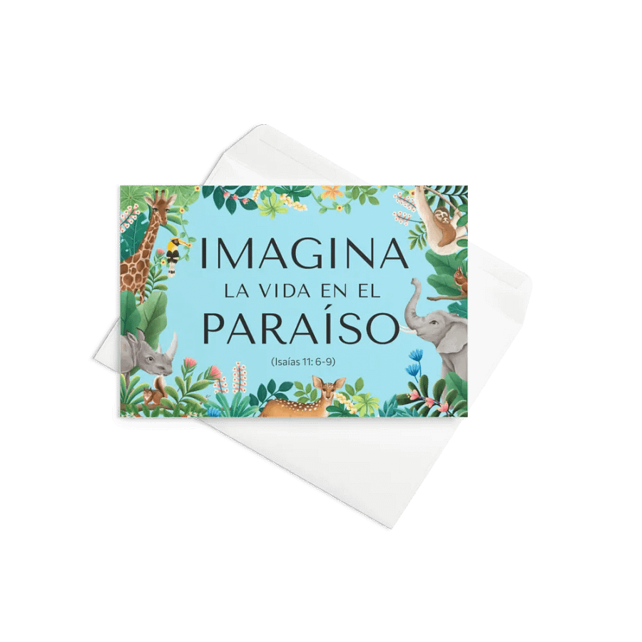 'Imagina la Vida en el Paraíso' Greeting Card product image (3)
