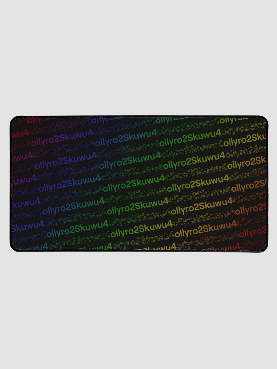 ollyro2Skuwu4 Rainbow Print Desk Mat product image (1)