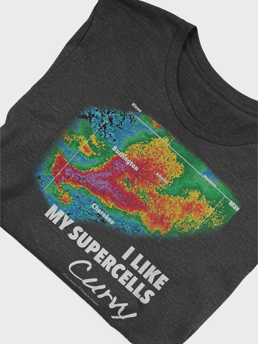 I Like My Supercells Curvy T-Shirt product image (3)