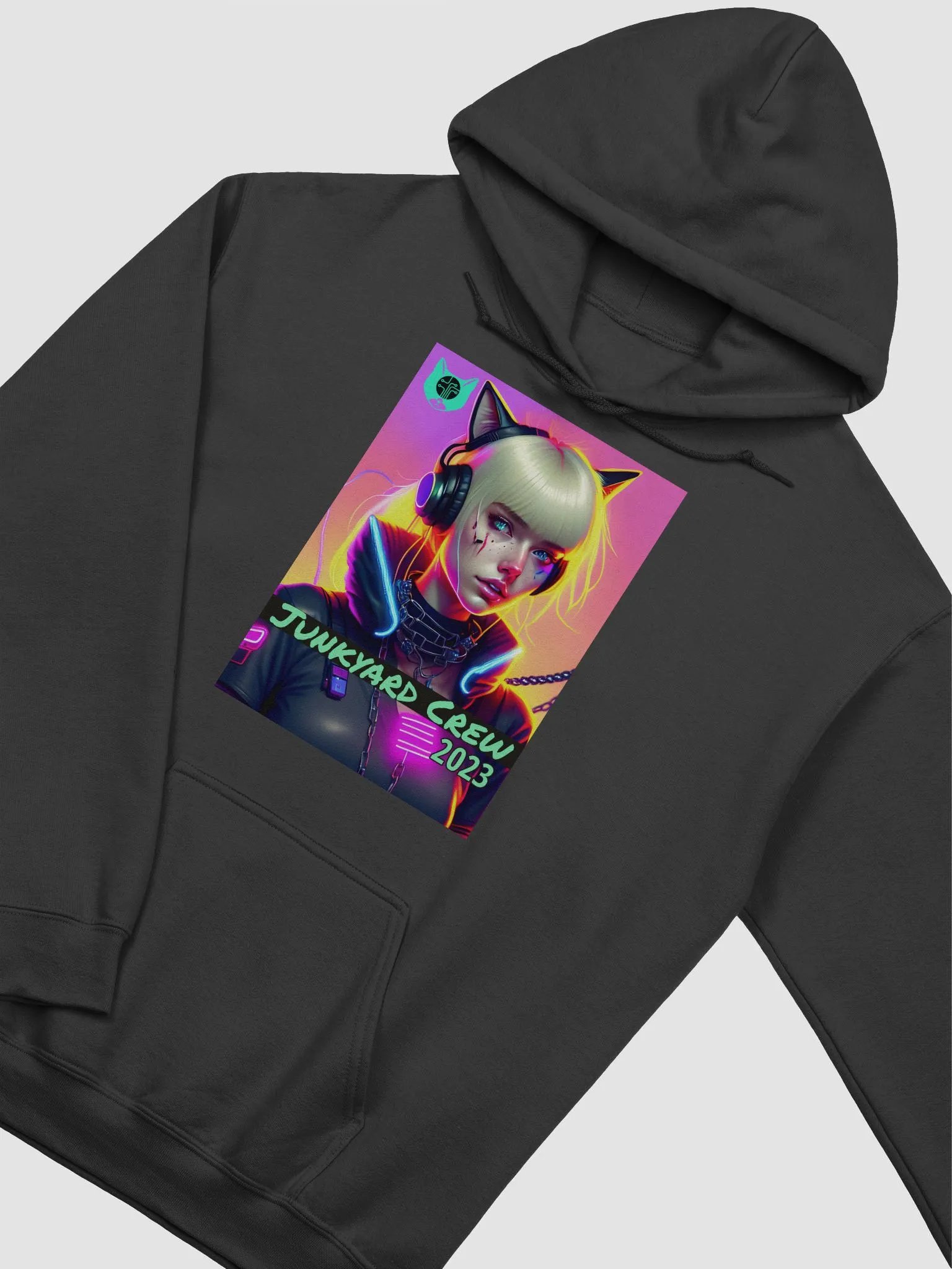 NEON TWO Pullover Hoodie Front Print (US, EU, AU and CA SHIPPING) product image (3)