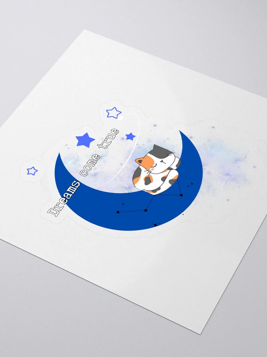 Dreamy Cat Crescent Moon Stickers product image (3)