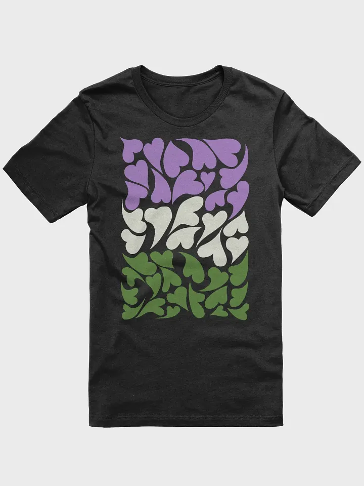 Nestled PRIDE Genderqueer T-shirt product image (4)