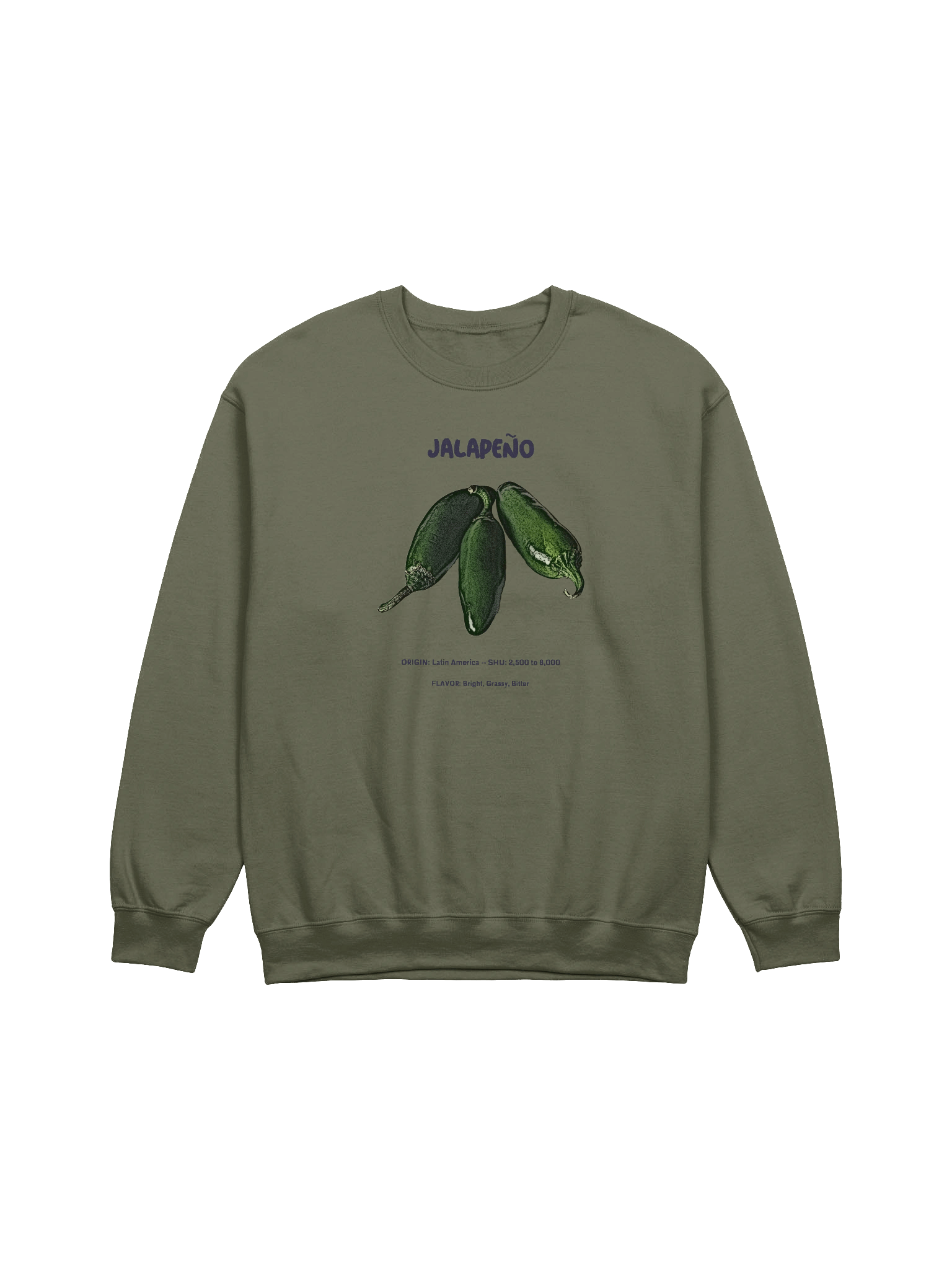 Spicy Trio Jalapeño Crewneck Sweatshirt product image (1)