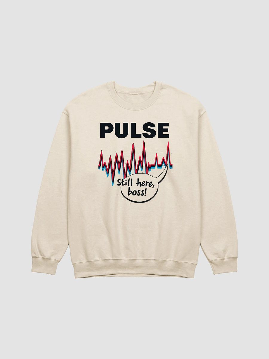 PULSE EKG Speech Bubble Crewneck Sweatshirt product image (2)