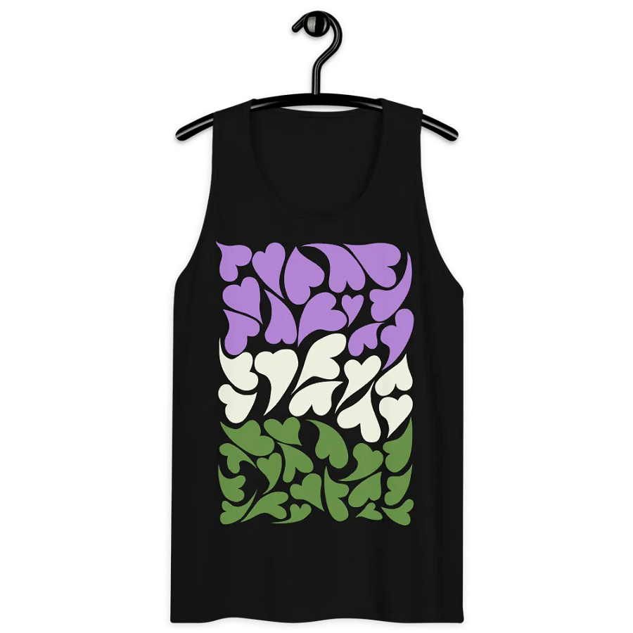 Nestled PRIDE Genderqueer Tank Top product image (12)