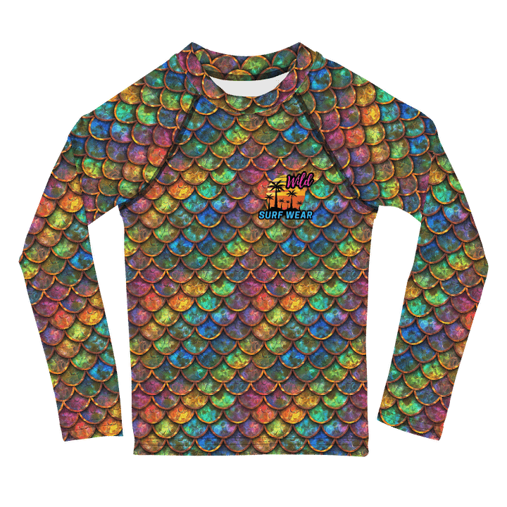 Wild Dragon Scale Kids Rash Guard #1 product image (1)