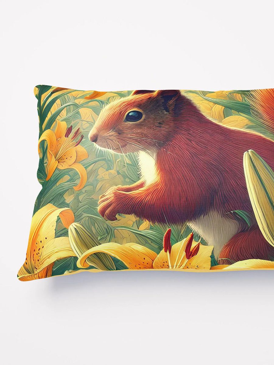 Squirrel&Lilies Decorative Pillow product image (3)