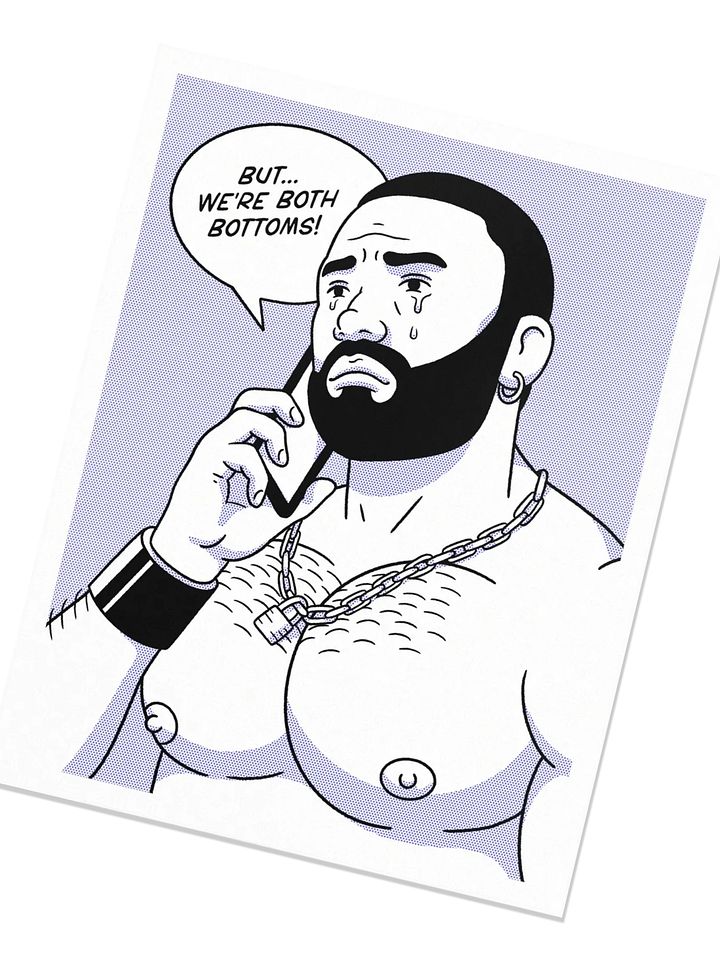 "But We're Both Bottoms" 11x14 Print product image (2)