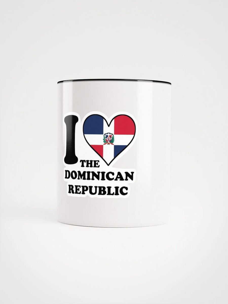 Dominican Republic Flag Heart Ceramic Mug product image (57)