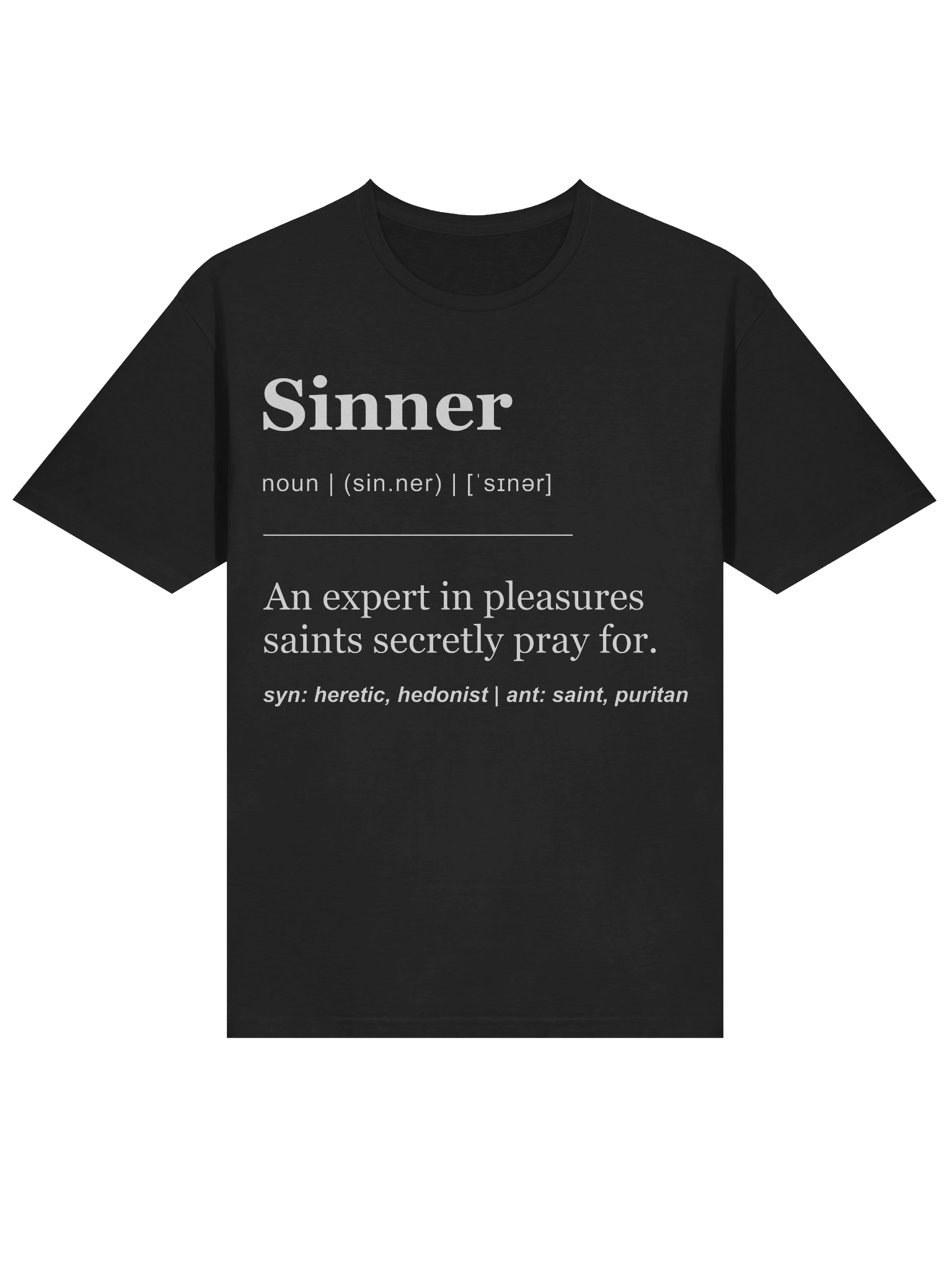 SINNER – UNHALO Dictionary Tee product image (3)