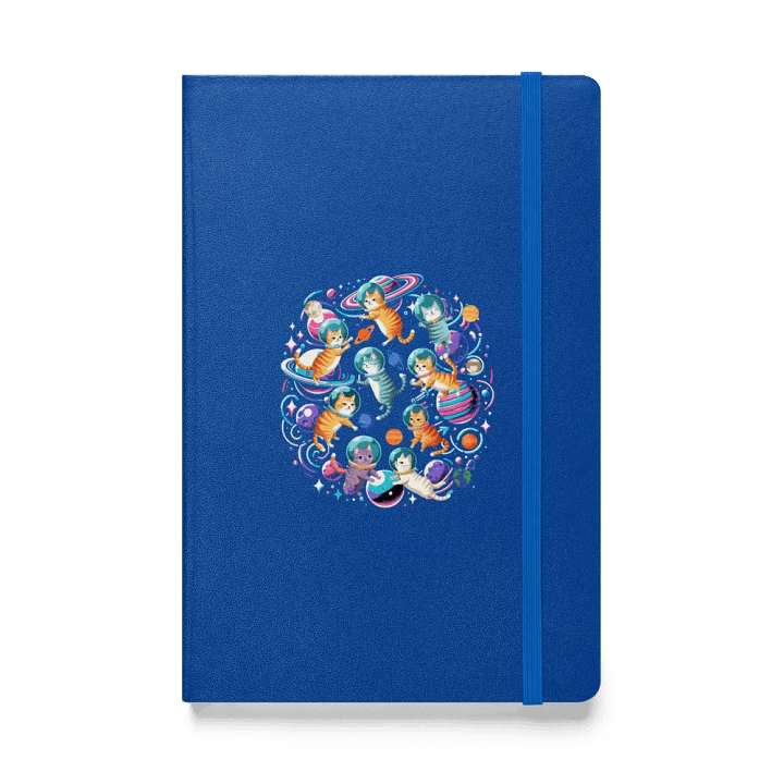 Cats In Space Cosmic Hardcover Notebook product image (1)