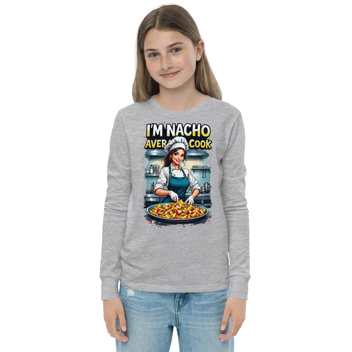 Nacho Average Cook Youth Long Sleeve T-Shirt product image (3)