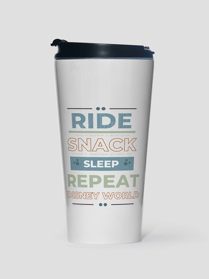 Disney Magical World Ride, Snack, Sleep, Repeat Insulated Travel Mug product image (1)
