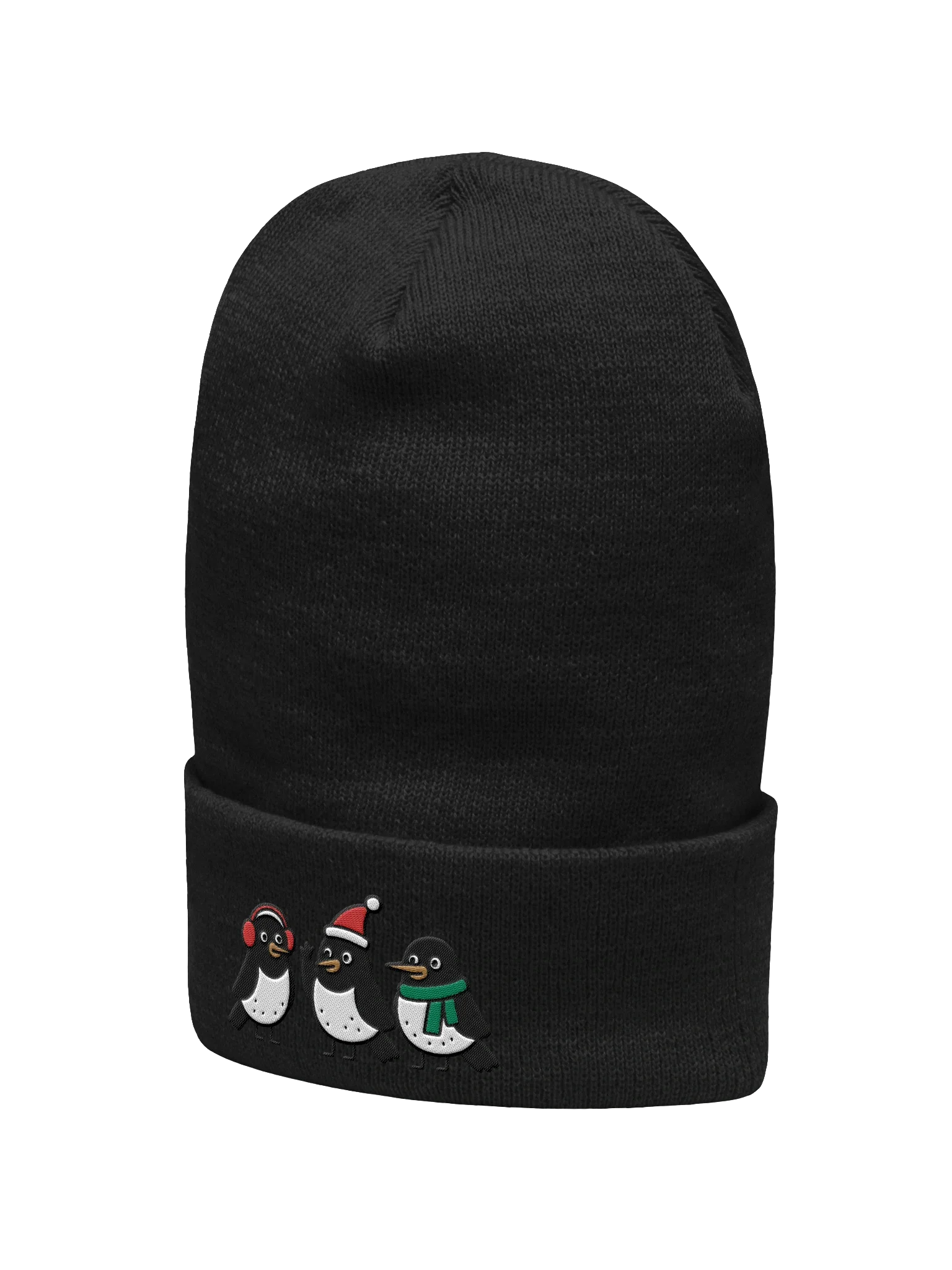 Embroidered Beanie Winter Wonderland Magpies product image (10)
