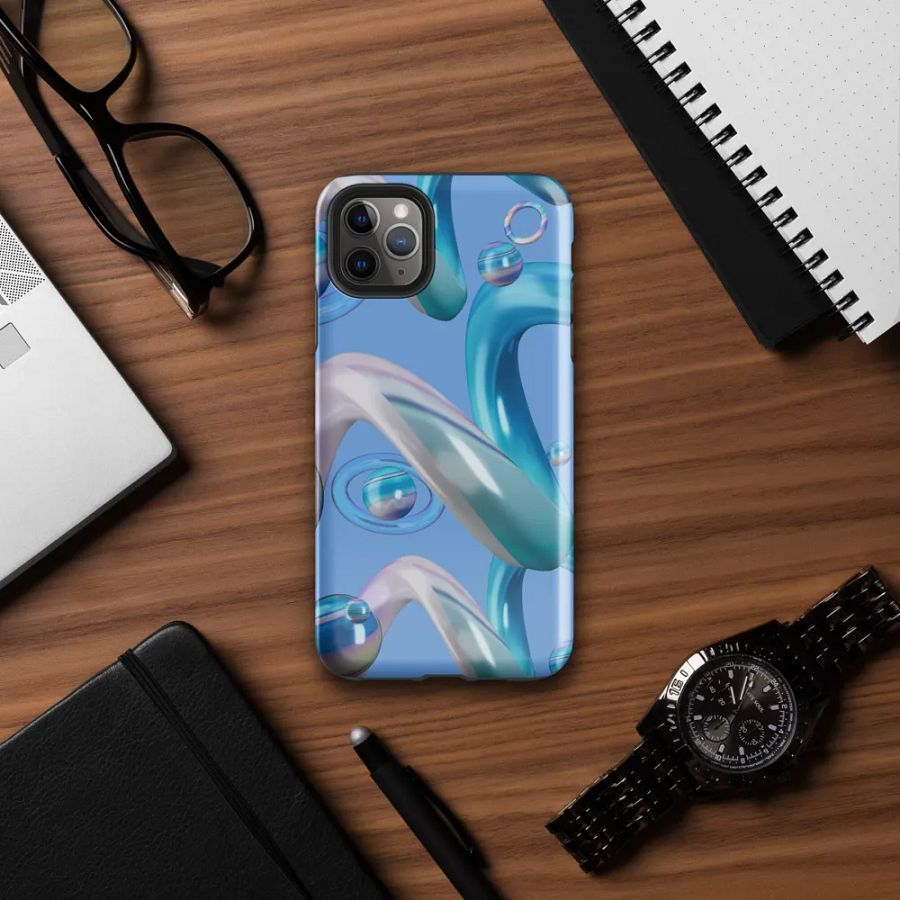 Reflective Blue Ribbon iPhone® Tough Case product image (39)