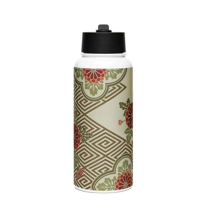 Chrysanthemum. 32oz Stainless Steel Water Bottle product image (1)