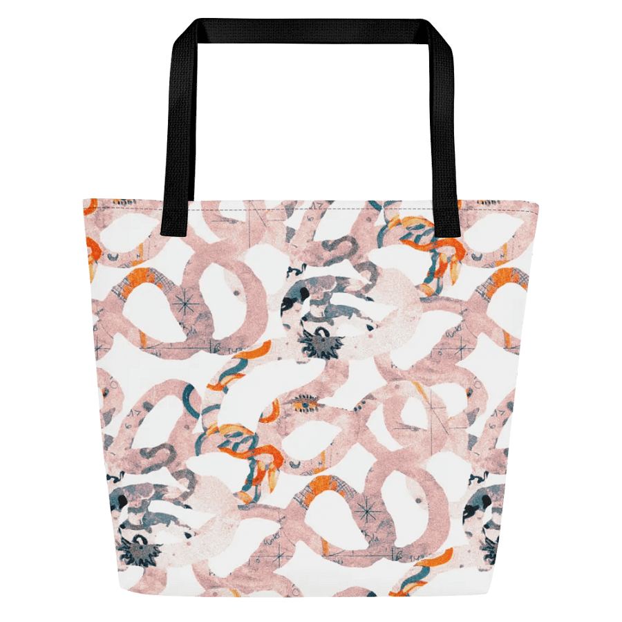 All-Over Print Large Tote Bag Kukulkán product image (1)
