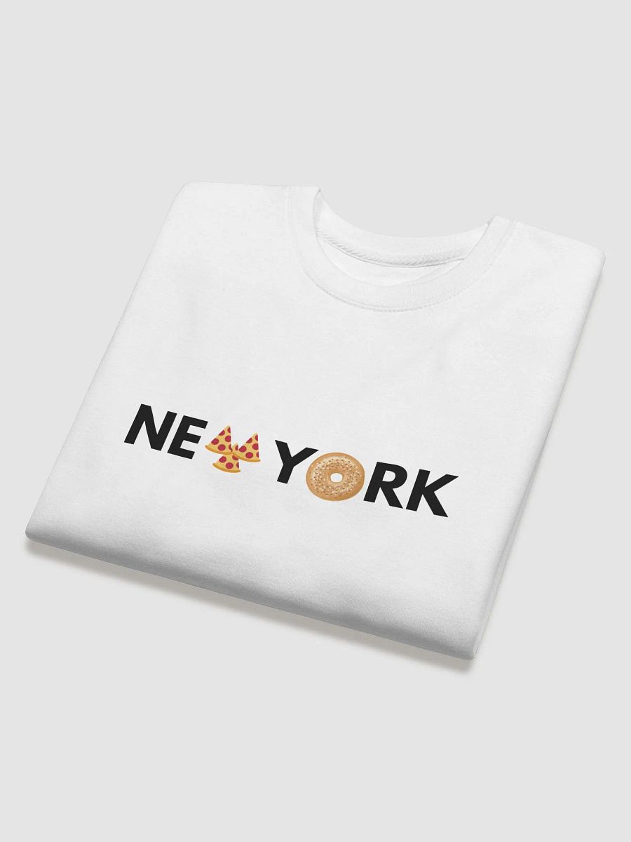 New York Pizza Bagel Crew White product image (4)