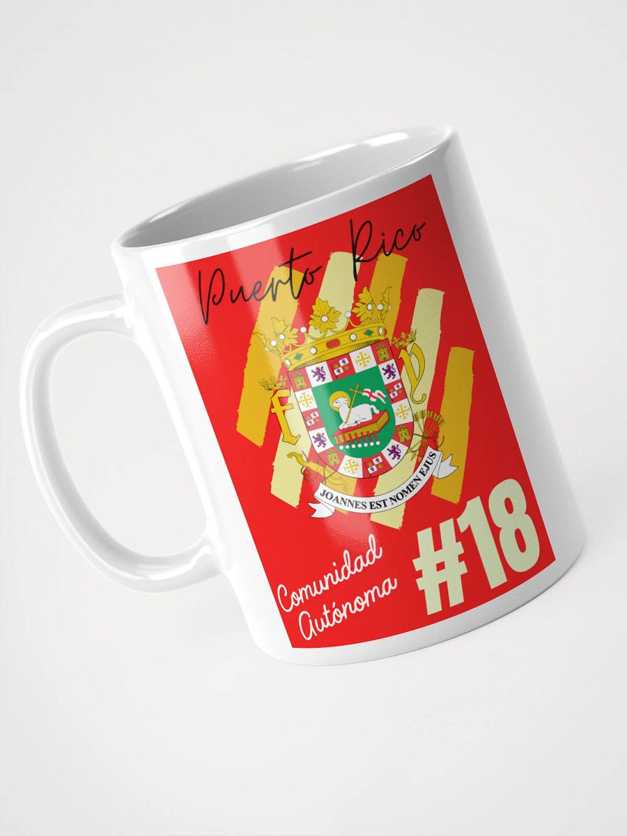 Taza cerámica roja - Comunidad Autónoma 18 product image (1)