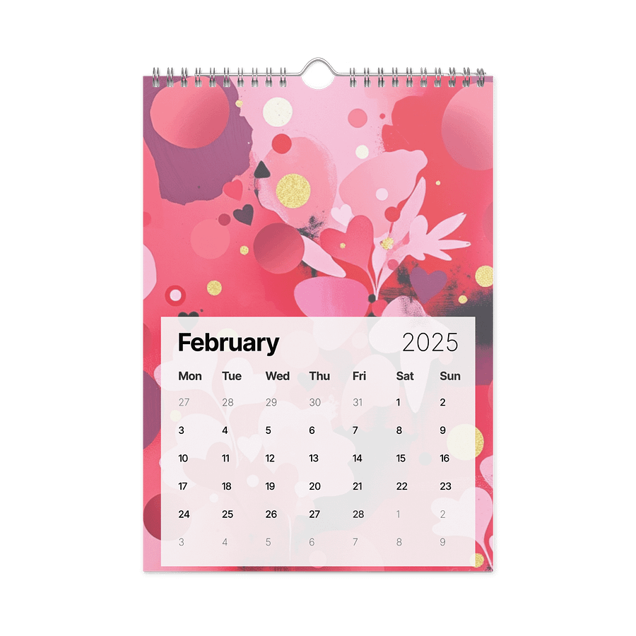 ART ABSTRACT WALL CALENDAR 2026 product image (5)