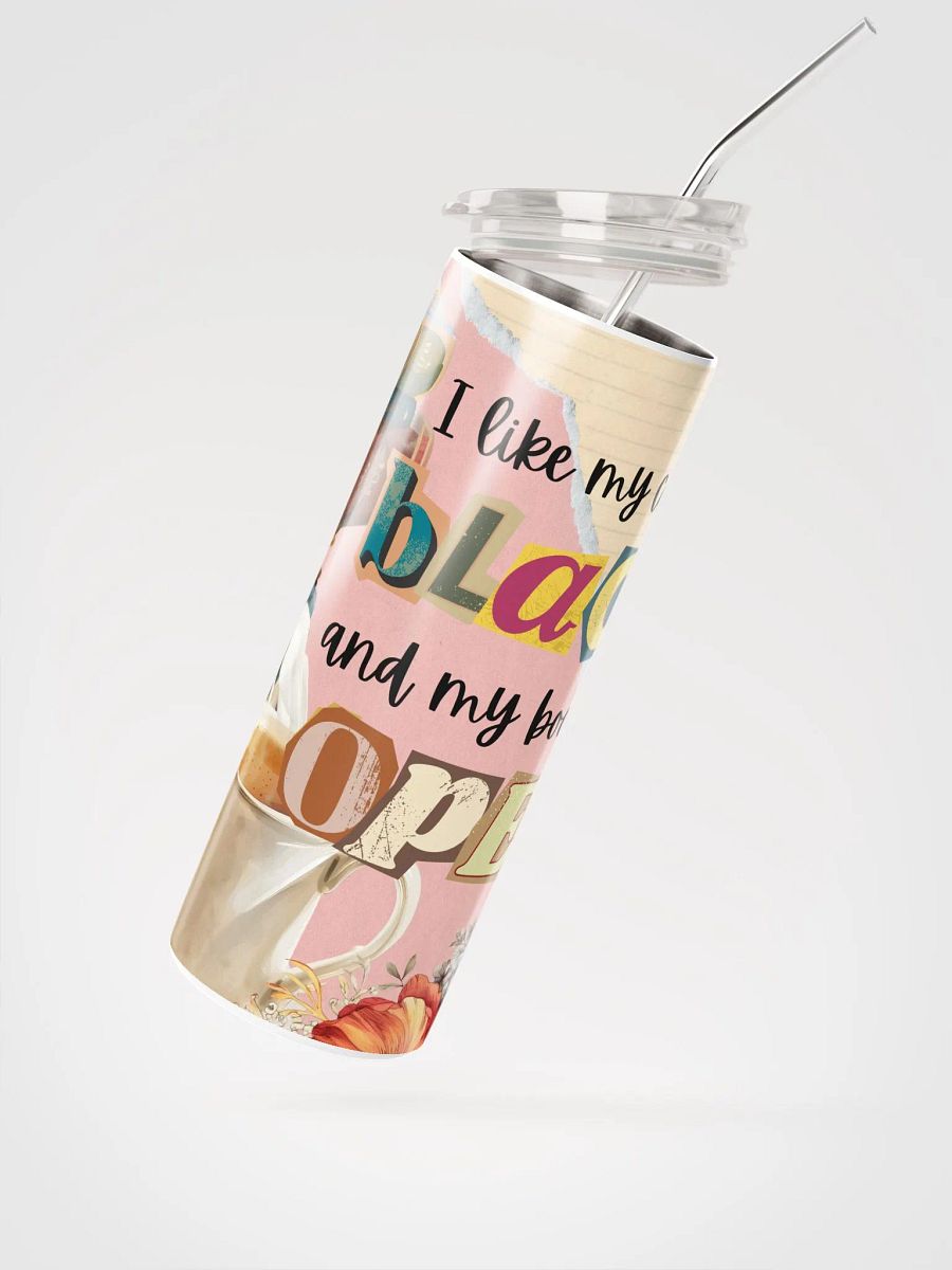 Skinny Insulated Tumbler for Book and Coffee Lovers product image (4)