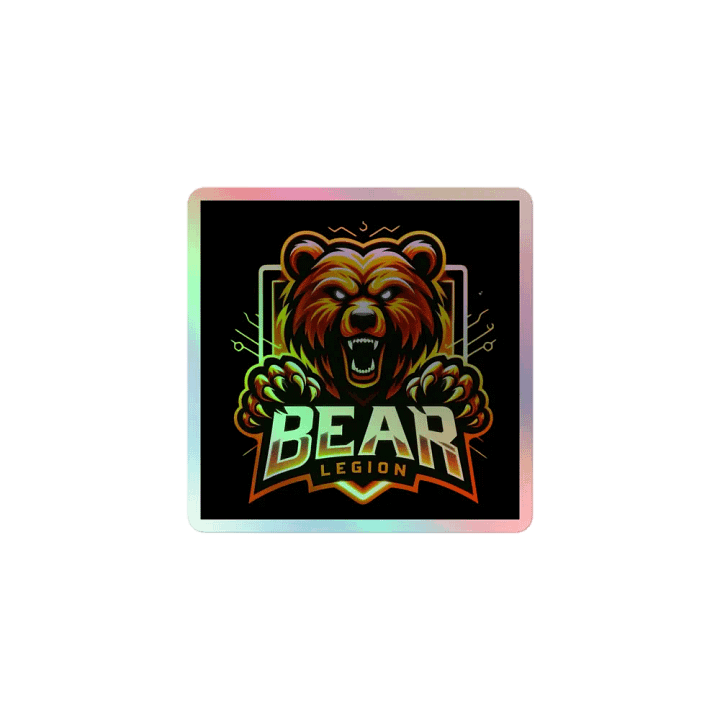 Bear Legion Holographic Sticker Pack product image (1)