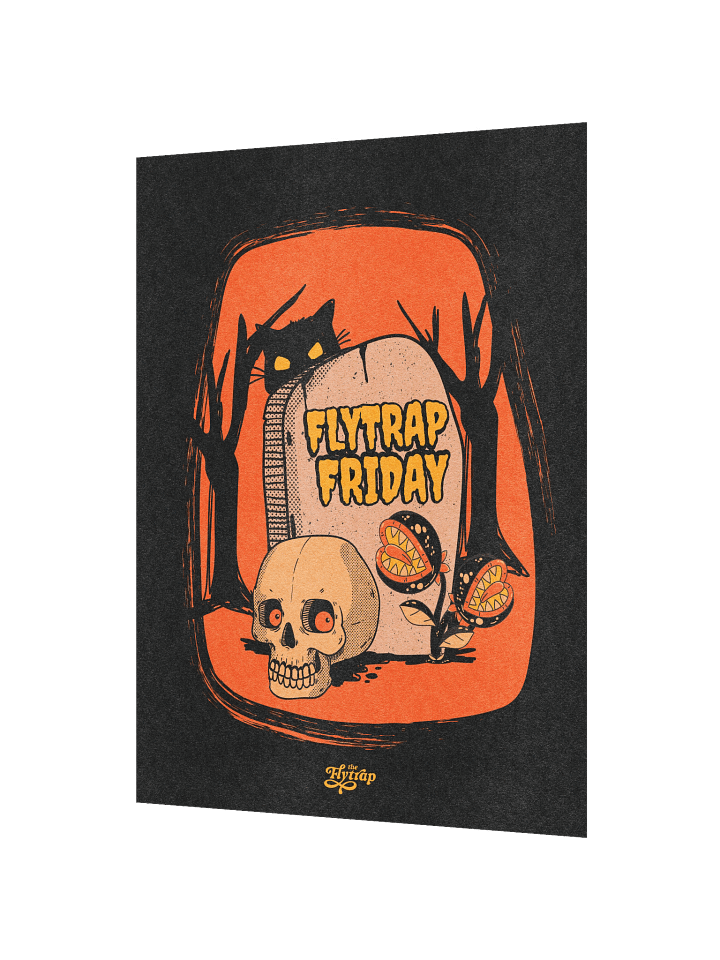 Flytrap Friday Gravestone 12x16 Poster product image (2)