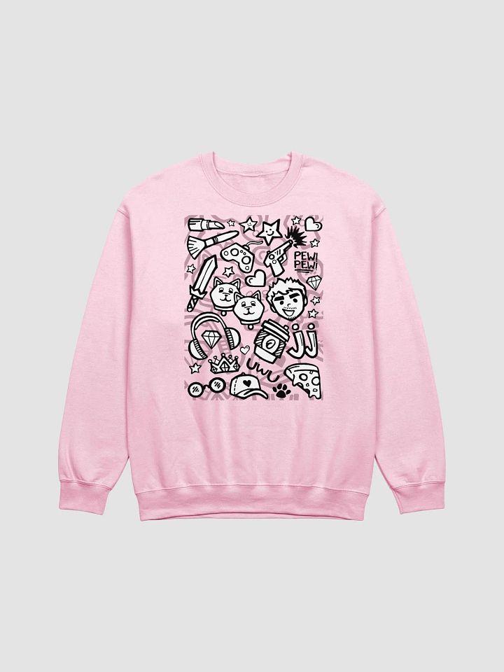 J-Doodle Sweatshirt (Pink) product image (2)