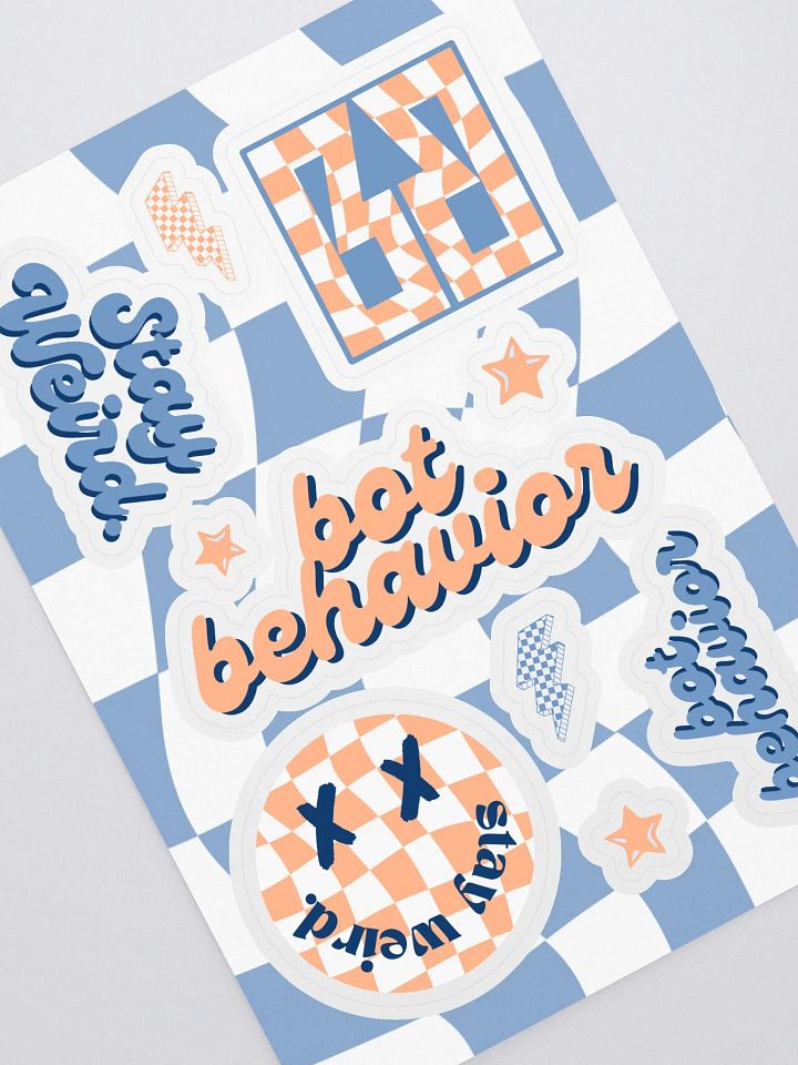 Bot Behavior Groovy Sticker Pack product image (1)