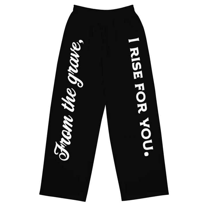 From the Grave Unisex Wide-Leg Pants product image (1)