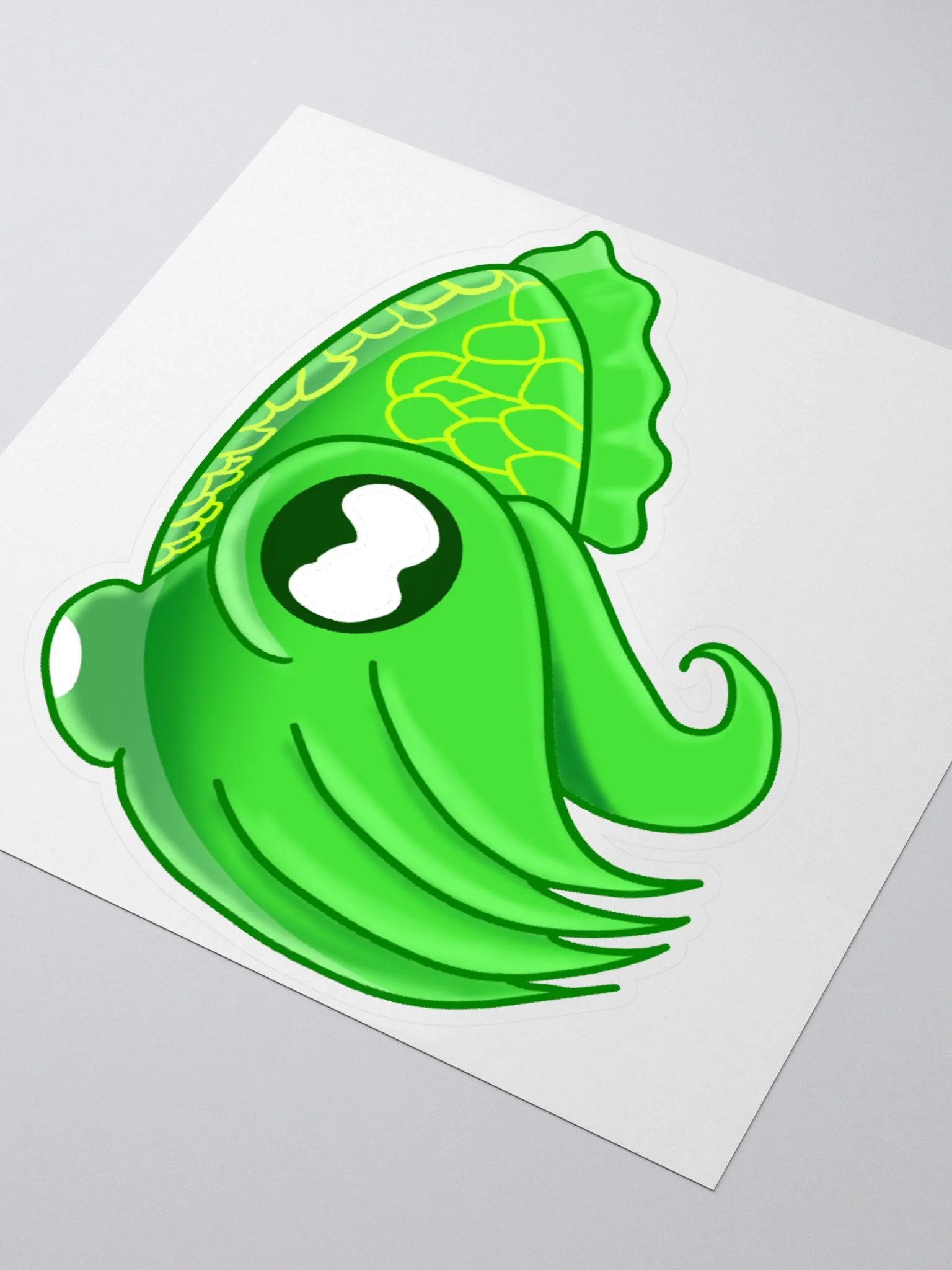 Melon Cuttlefish Sticker product image (3)