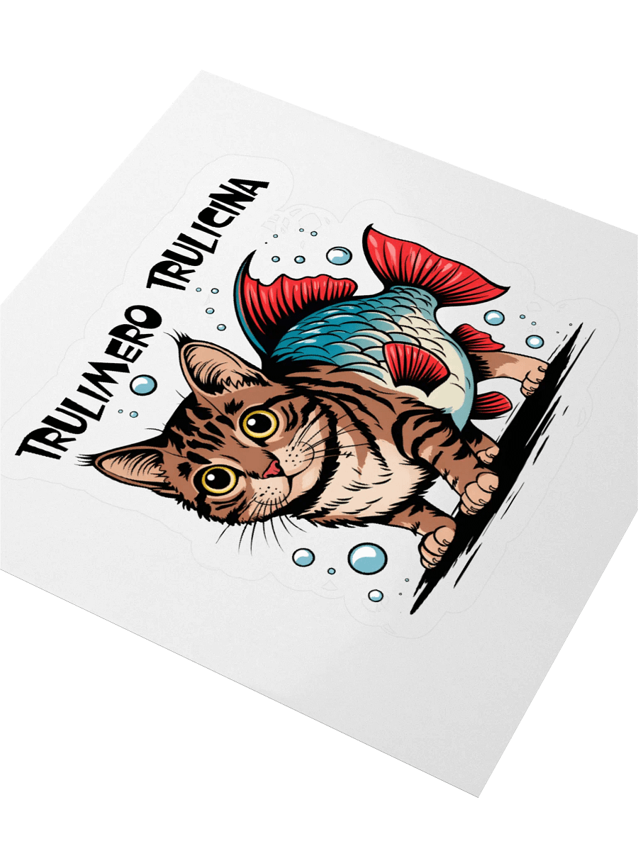 Trulimero Trulicina – Absurd Catfish Brainrot Sticker product image (3)