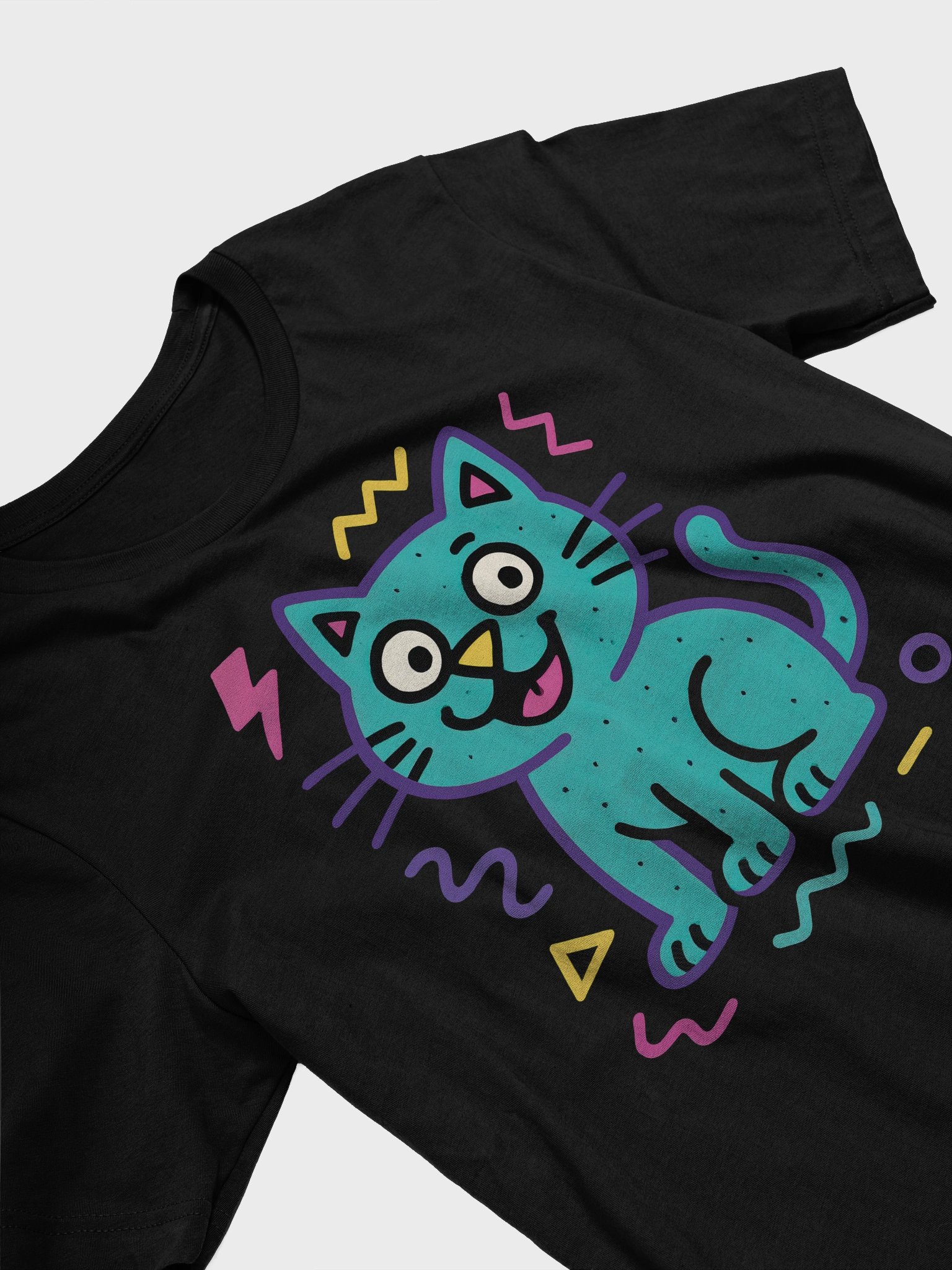 Whimsical Cat Doodles T-Shirt product image (3)