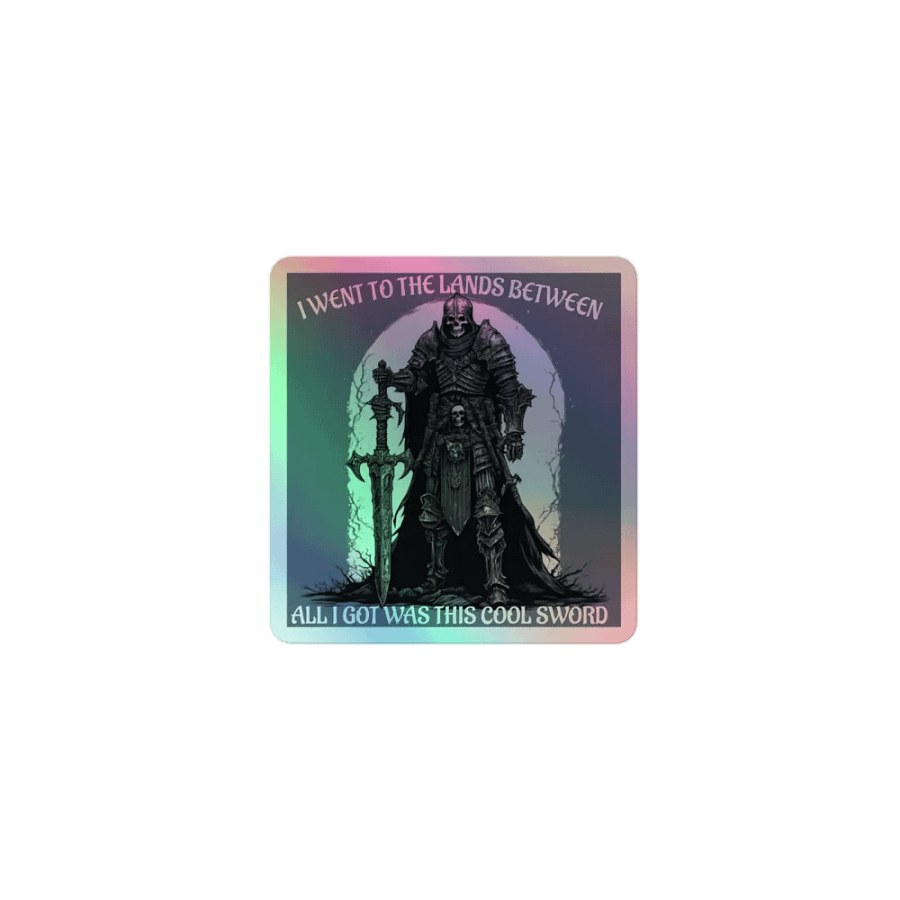Lands Between Knight Holographic Sticker Set product image (1)