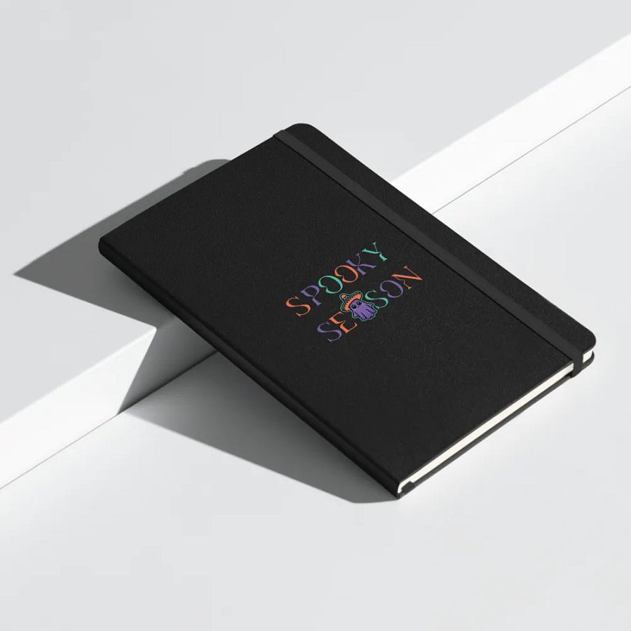 Spooky Season Sombrero Ghost Colorful Hardcover Bound Lined Notebook product image (7)