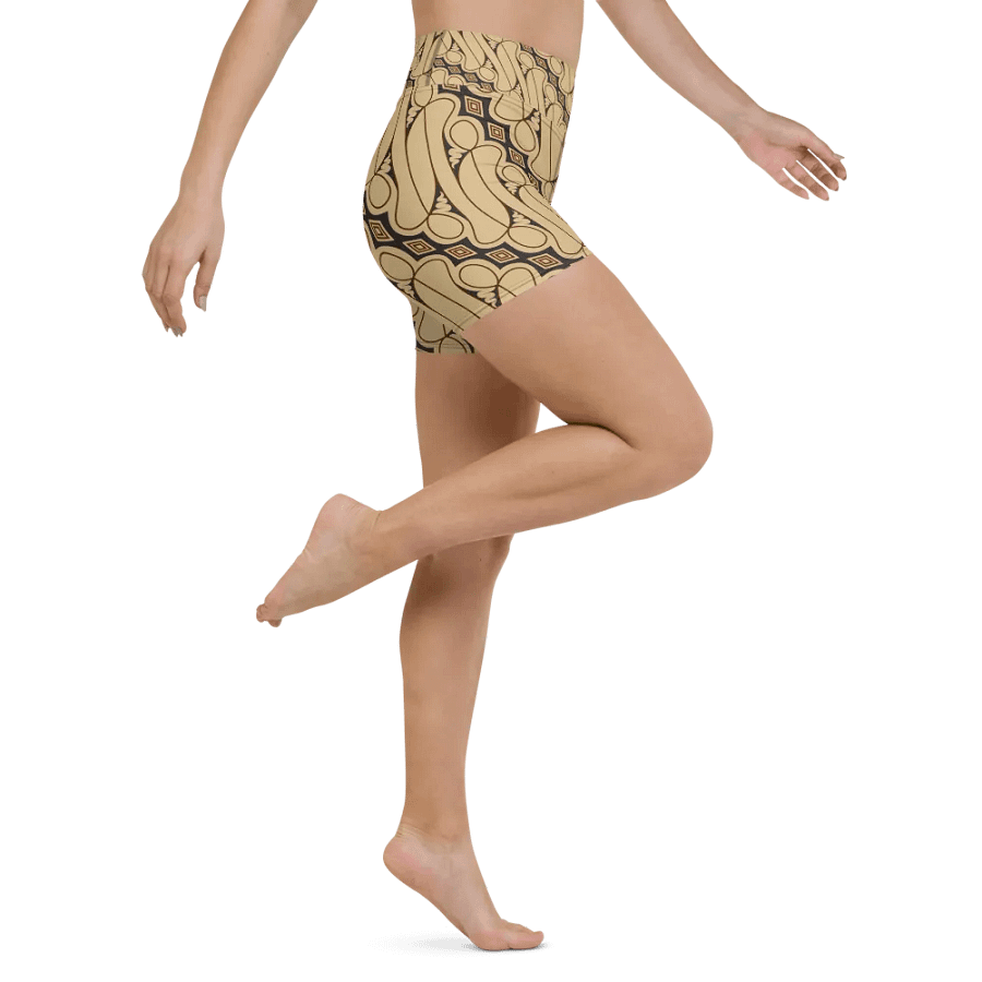 Batik Parang Rusak Yoga Shorts product image (6)