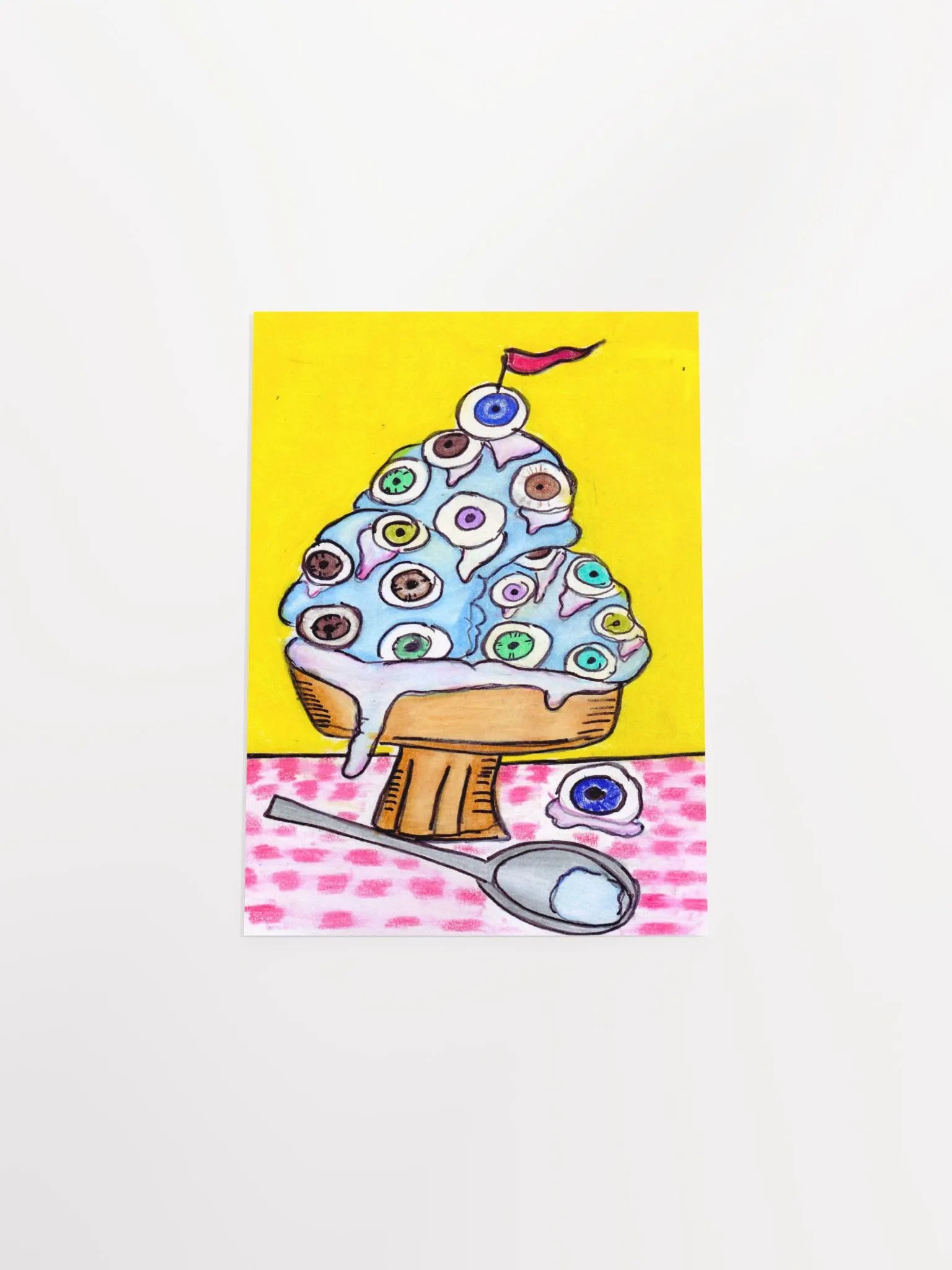 Eyeball Ice Cream Print product image (4)