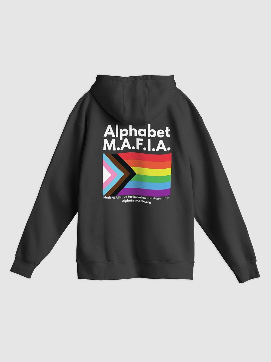 Alphabet M.A.F.I.A. Whgite Lettering Hoodie product image (7)