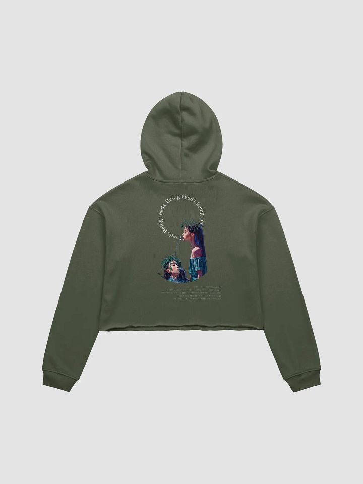 Being Feeds Being Crop Top Hoodie product image (1)