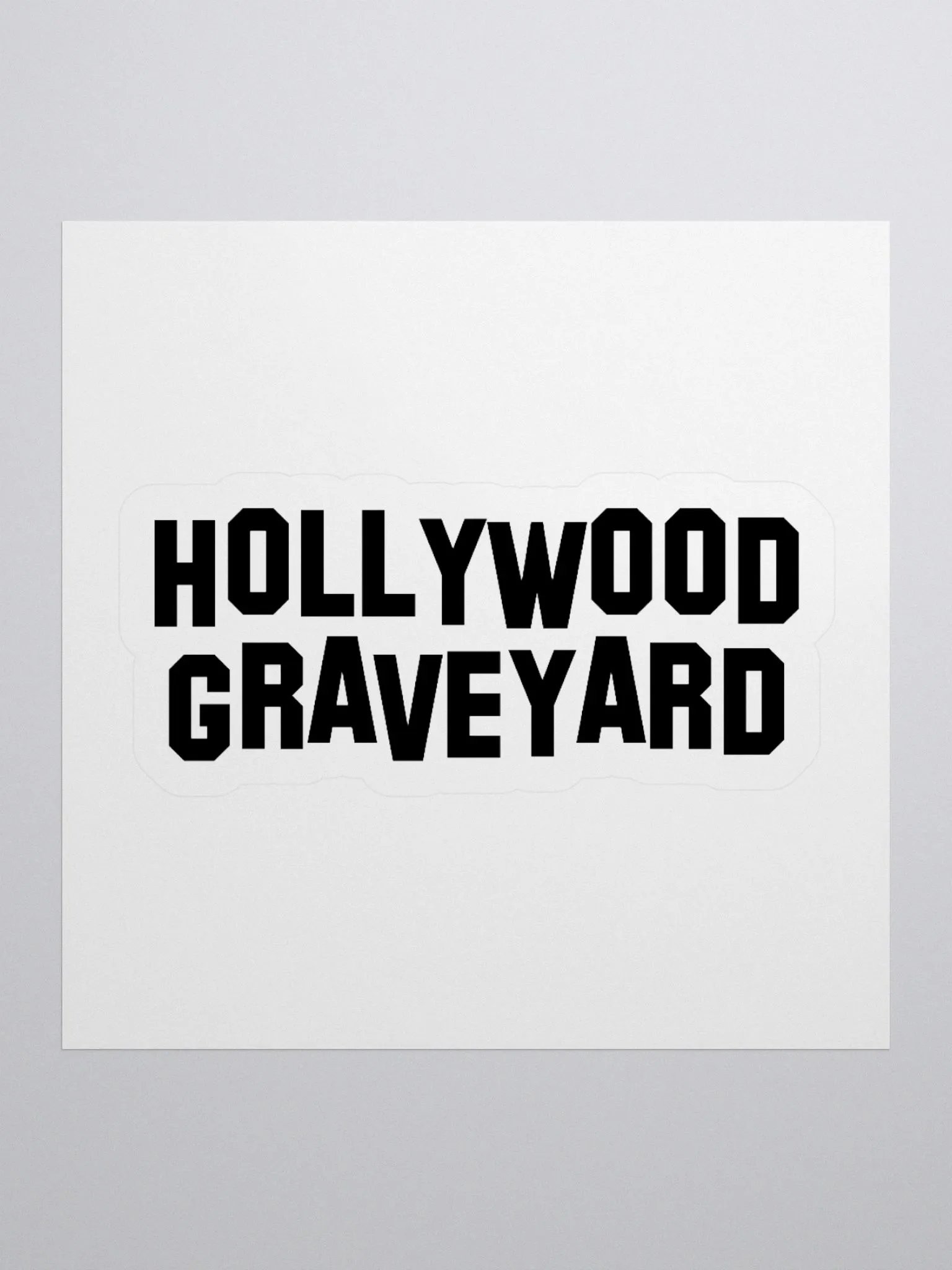 Hollywood Graveyard Sticker product image (1)