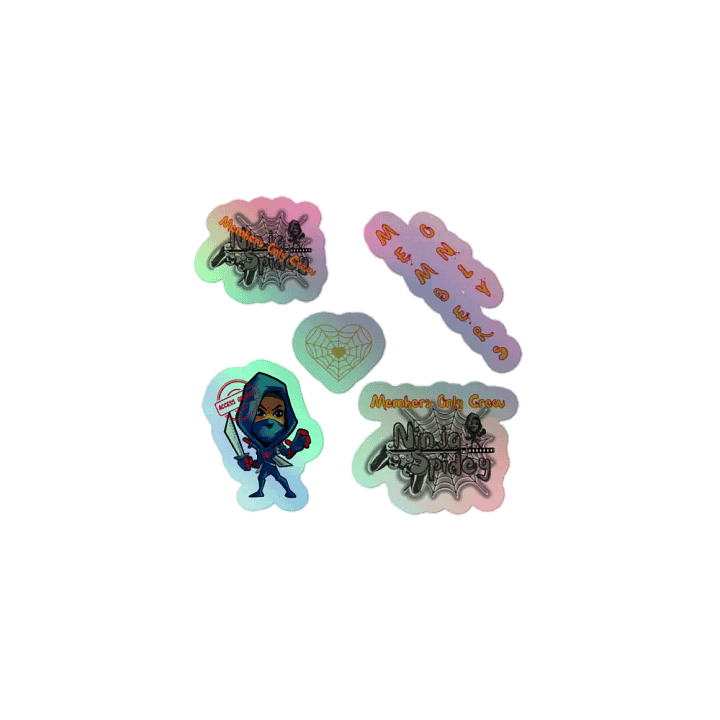 Member Only Holo-Stickers! product image (1)