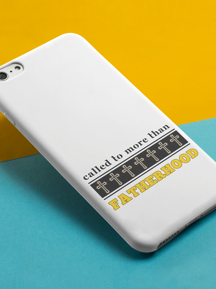 Called to More Than Fatherhood | Christian Dad Iphone Tough Cover | Faith-Based Gift for Dads product image (2)