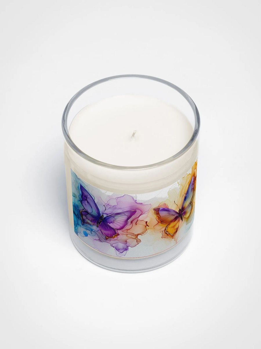 Rainbow Butterfly Nature Themed Candle product image (3)