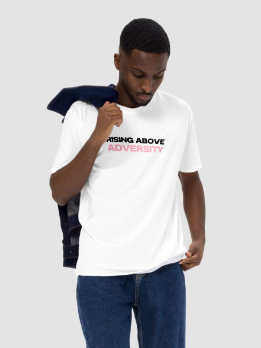 Breast Cancer Awareness: Rising Above Adversity T-Shirt - White product image (5)